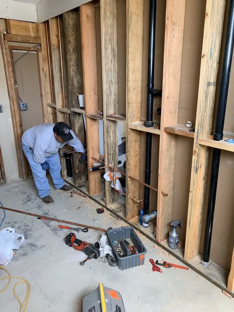 Commercial rough-in plumbing for Gas Line Repair in Carriage Manor